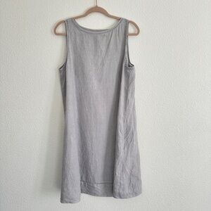 J. Jill 100% Linen grey dress Medium